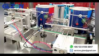 Filling Machine Paint Chemical & Pail Filling System Automatic Container Filling Line for Industrial
