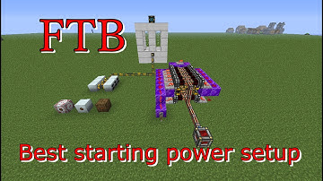 Feed the beast tutorial best starting power setup unlimited power