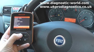 Fiat & Alfa Romeo iCarsoft i950 Demonstration
