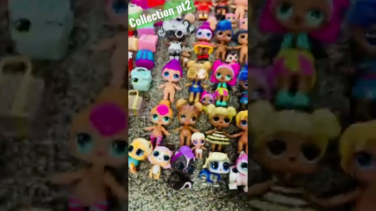 Lol doll collection! Lol surprise collection pt 2 