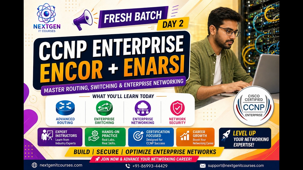 CCNP Enterprise Training Day 2 | Advanced Routing + Switching | NextGen ...