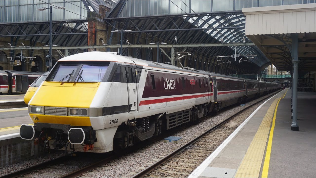Trains at London Kings Cross
