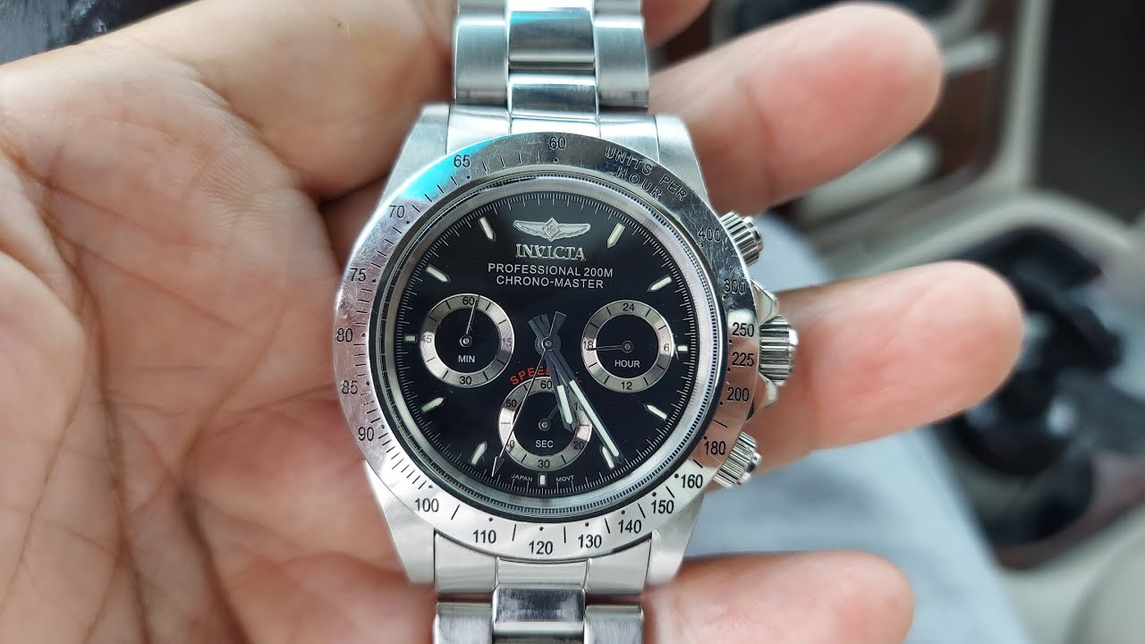 INVICTA SPEEDWAY PROFFESIONAL 200M CHRONO-MASTER WATCH (REVIEW 