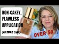 How to Apply Estee Lauder Double Wear | Non-cakey application for mature skin