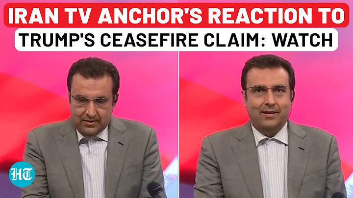 Watch: Iran TV Anchor's Reaction To Trump's Ceasefire Claim; Araghchi Says 'No' After Putin…| Israel