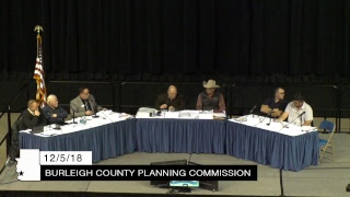 12/5/18 Burleigh County Planning and Zoning Commission Meeting