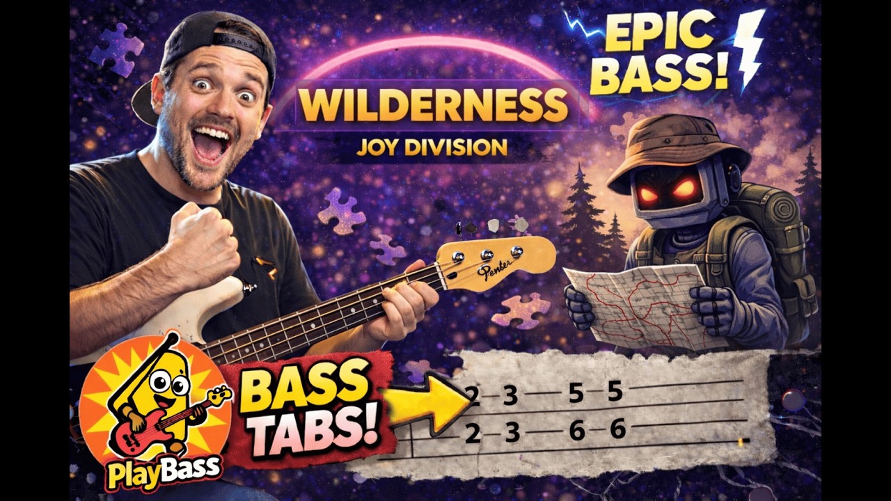 Wilderness – Joy Division (Bass Cover + Tabs)