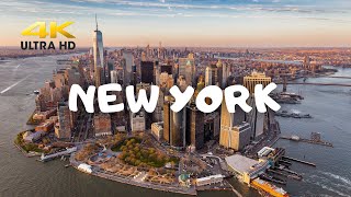 NEW YORK 4K - Scenic Relaxation Film With RAP Music
