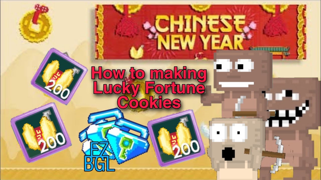 How to Making Lucky Fortune Cookies GROWTOPIA 2021 YouTube