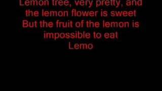 Video thumbnail of "Trini Lopez - Lemon Tree with lyrics"