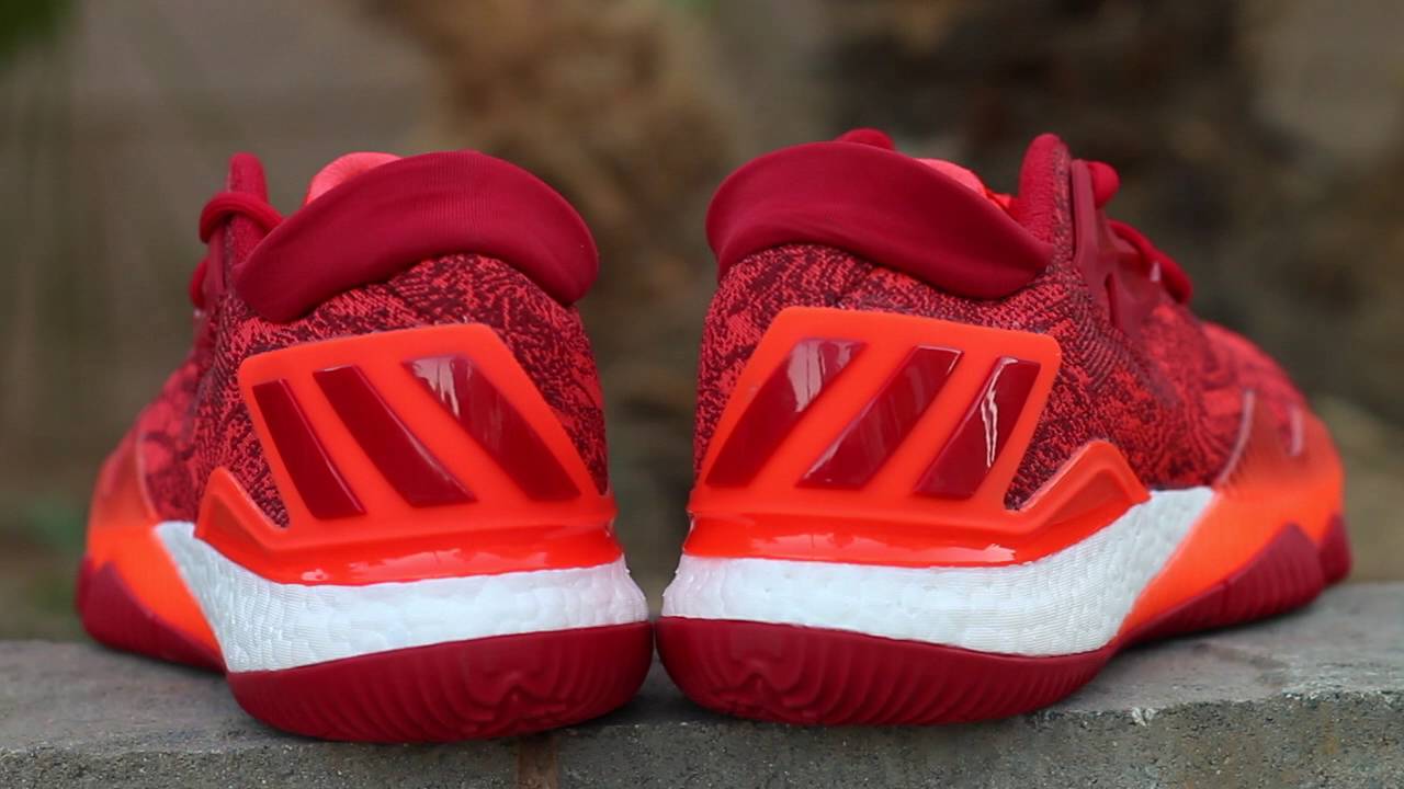 heks Kriger Op ON FOOT: ADIDAS CRAZYLIGHT BOOST 2016 SOLAR RED SCARLET RUNNING WHITE -  YouTube