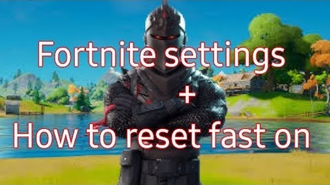 How to reset as fast as SCROLL WHEEL RESET on CONTROLLER!!!+My Settings!!