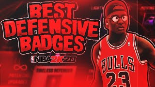 BEST DEFENSIVE BADGES FOR ALL ARCHETYPE! How To Be A Better Defender in NBA 2K20!