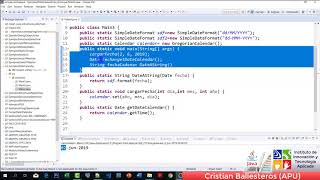 Clase Date SimpleDateFormat y Calendar manejo de fechas en JAVA PARTE 2/3