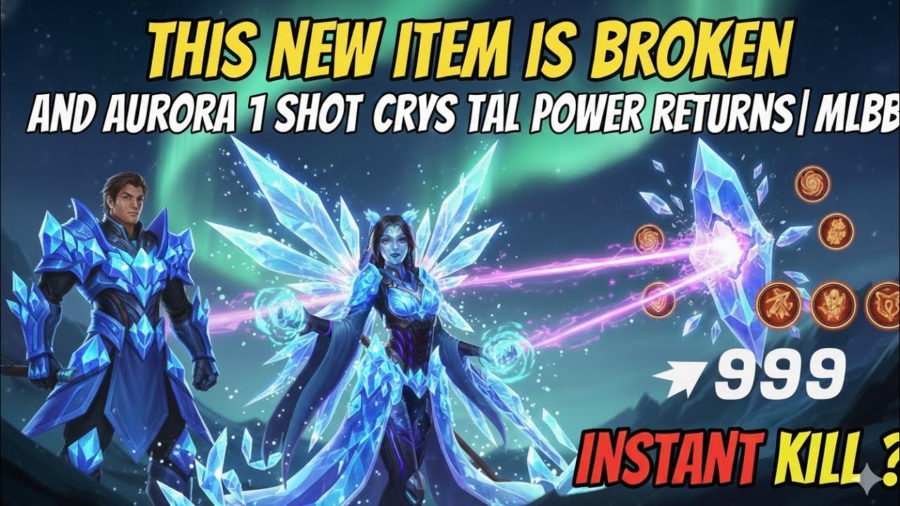 THIS NEW ITEM IS BROKEN AND AURORA 1 SHOT COLD BLOOD RETURNS | MLBB
