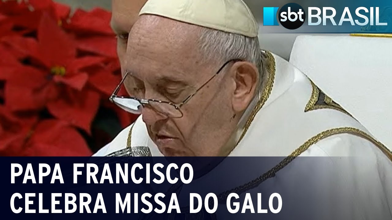 Papa Francisco celebra Missa do Galo, no Vaticano | SBT Brasil (24/12/22)