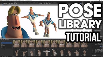 How to Use the Pose Library In Blender!