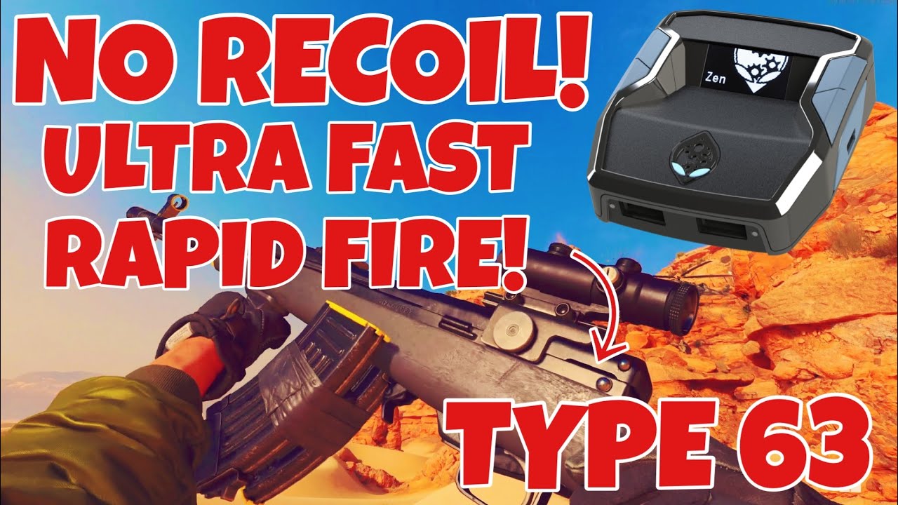 FASTEST TYPE 63 RAPID FIRE USING CYBER AIM SCRIPT (CRONUS ZEN)
