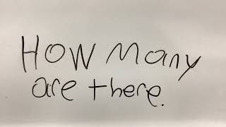 Math Stop Motion - How Many?