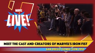 Meet the Cast of 'Marvel's Iron Fist' Live at SDCC 2018