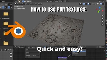 How to use PBR Textures for blender! (Tutorial)