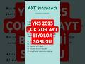 AYT BİYOLOJİ SAYISALCILARA ÖZEL ÇOK ZOR SORU #yks2026 #yks2025 #yks2024 #yks #ayt #aytbiyoloji #tyt
