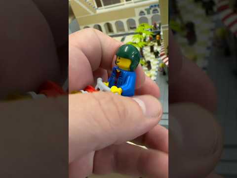 Awesome LEGO® Minifigure in my brick city 🤩🥳