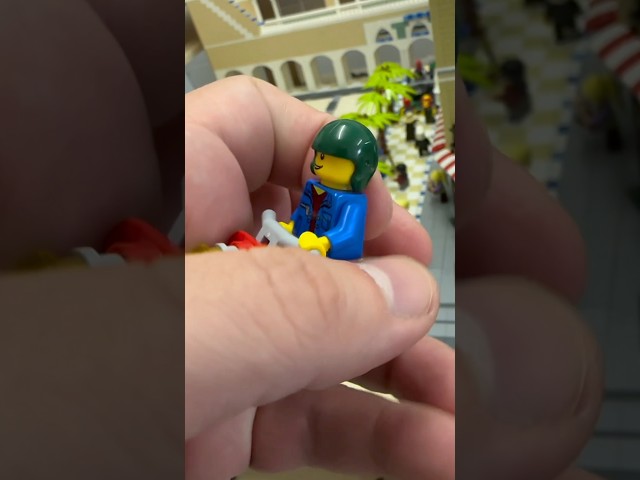 Awesome LEGO® Minifigure in my brick city 🤩🥳