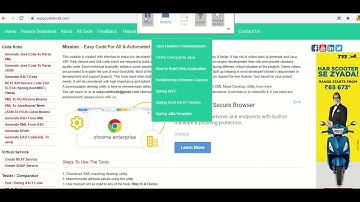 XML To Java Bean / POJO Converter