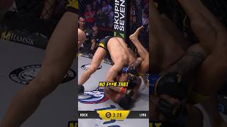 Flying Triangle Attempt #oktagon #mma #submission #oktagonmma #ufc