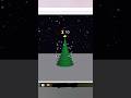 christmas tree 🎄using python code | 😲This Python Code Creates 3D Magic#shorts