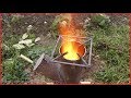 Best out of waste how to make a rocket stove from scraps  diy 