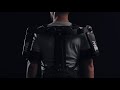 Comau MATE-XT, the new ruggedized yet lightweight exoskeleton.