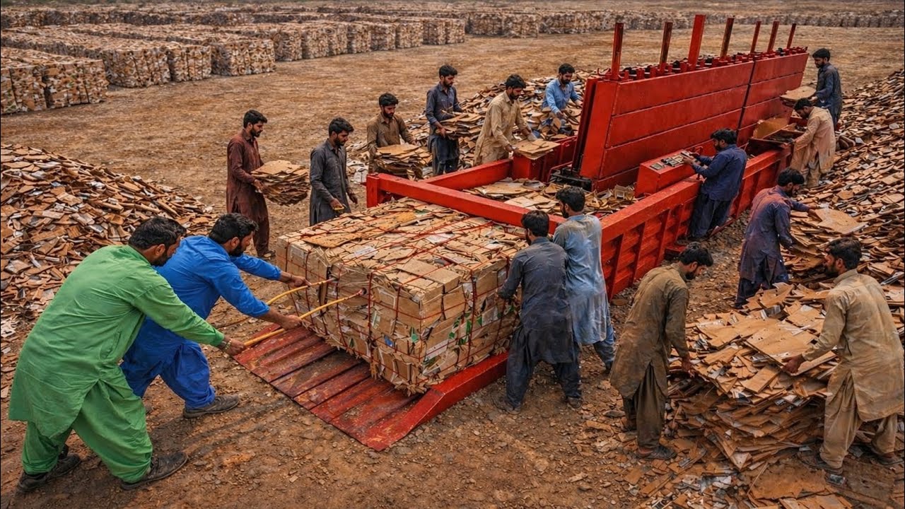 超レア⭐小笠原道大⭐２００６年 WINNING BIG MATERIALS Millions of Waste Cardboards Compressed into Huge Bales