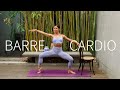 25 MIN CARDIO BARRE &amp; PILATES || At-Home Full Body Workout