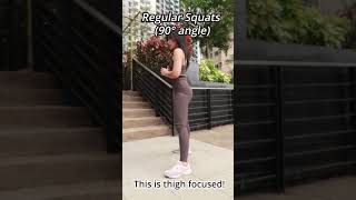 How to Squat for Your Booty! 🍑 #shorts