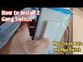 2 GANG SWITCH WIRING TUTORIAL-ELECTRICAL WIRING INSTALLATION FOR WIRING-NC2
