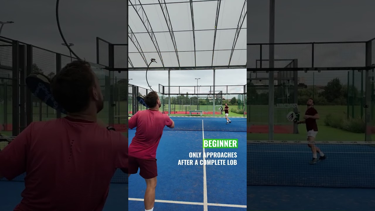 Approaching after a lob 🎾