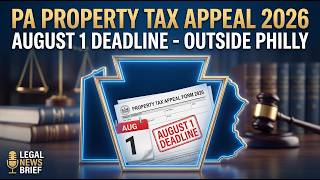 Pennsylvania Property Tax Appeal 2026: August 1 Deadline (Outside Philly & Allegheny)