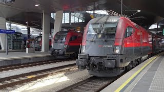Züge Wien Hbf  ●  28.04.2024