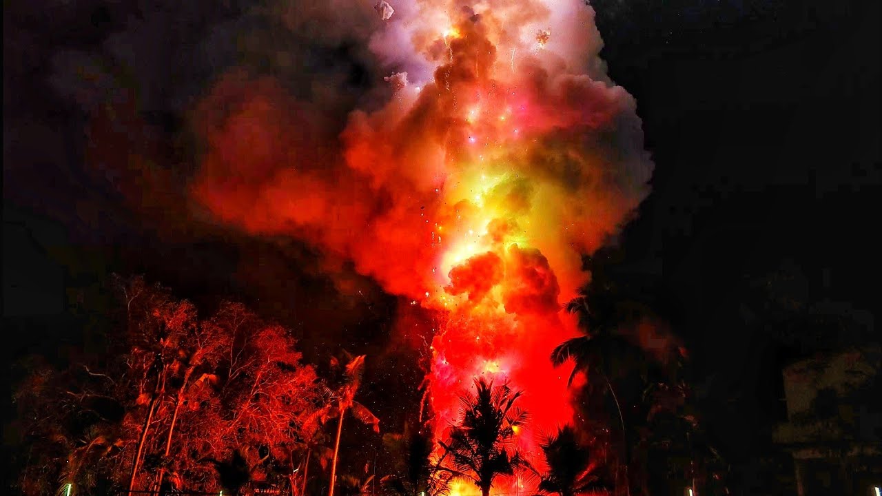 Fireworks Veluppilly Dharmashastha Temple 2026