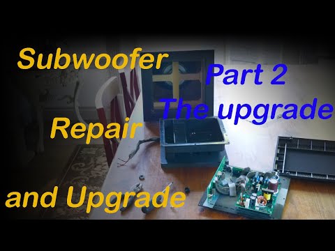 Subwoofer repair and upgrade Part 2