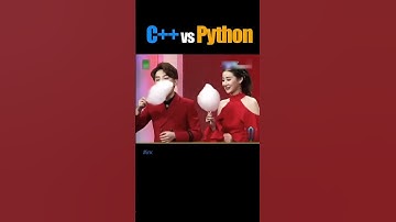 c++ vs python #codingchallenge #python #cpp #funnyvideo