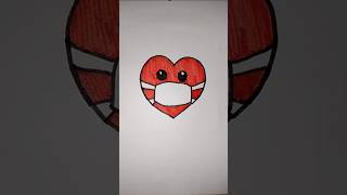 Easy drawing❤️🩹 with easy steps #arta #drawing #shortvideo #viralshort #youtube #ytshorts