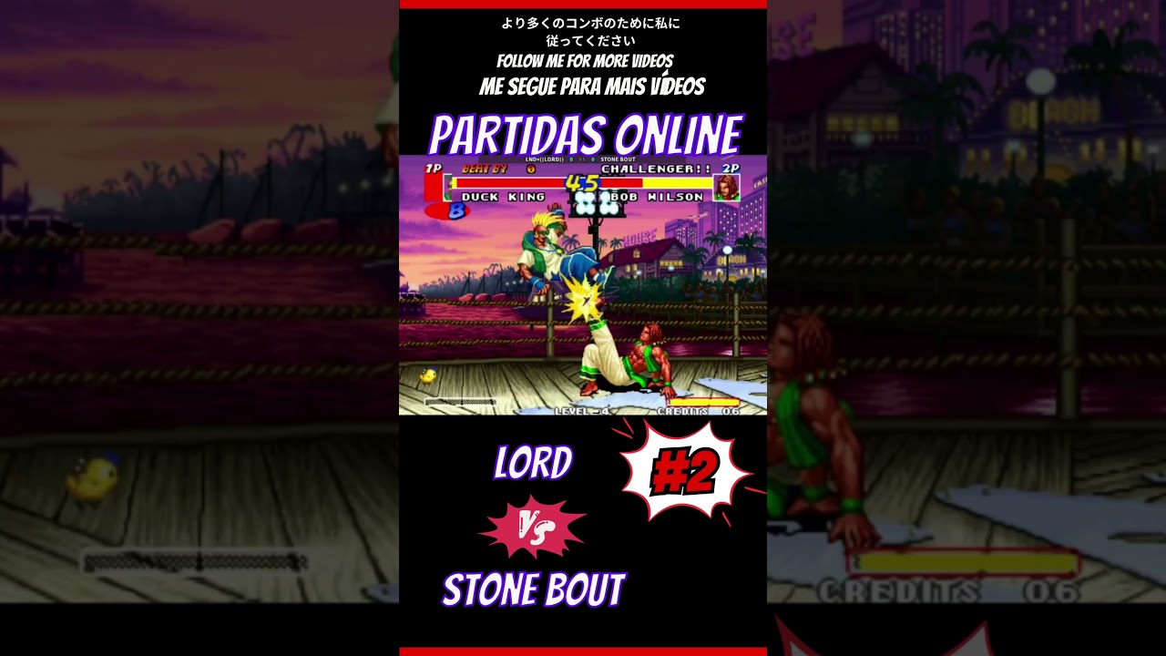 Lord vs Stone Bout - Real Bout fatal Fury - Partidas Online - Parte 2
