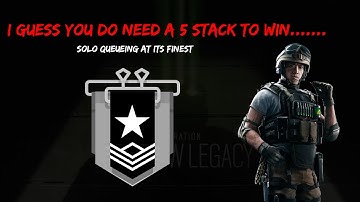 I Guess You Do Need A 5 Stack To Win.... Trying To Solo Queue