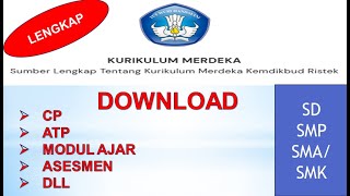 Download Modul Ajar, Alur Tujuan Pembelajaran, Asesmen, Capaian Pembelajaran Kurikulum Merdeka