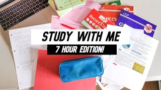 Study With Me 7 Hours Gcse Exam Preparations