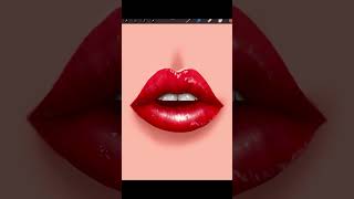 You can draw these luscious LIPS with Procreate #shorts screenshot 5