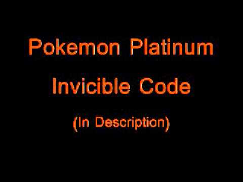 Pokemon Platinum Invincible code